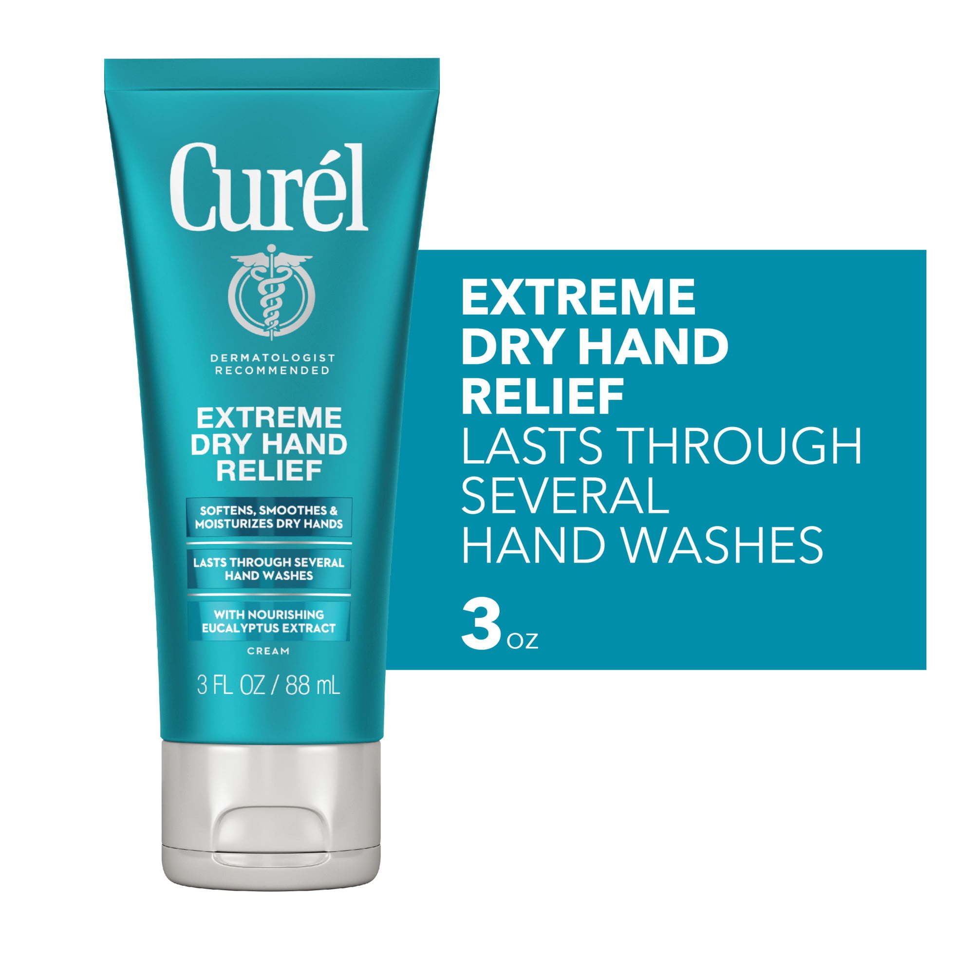 Curel Extreme Dry Hand Healing Hand Cream with Eucalyptus Extract, 3 fl oz Curel Extreme Dry Hand Healing Hand Cream with Eucalyptus Extract, 3 fl oz