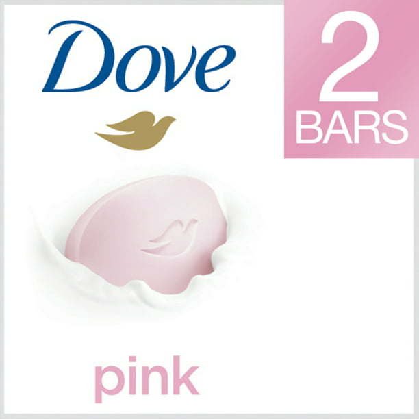 Dove Beauty Bar Gentle Skin Cleanser Pink More Moisturizing than Bar Soap Moisturizing, 3.75 oz, 2 Bars Dove Beauty Bar Gentle Skin Cleanser Pink More Moisturizing than Bar Soap Moisturizing, 3.75 oz, 2 Bars