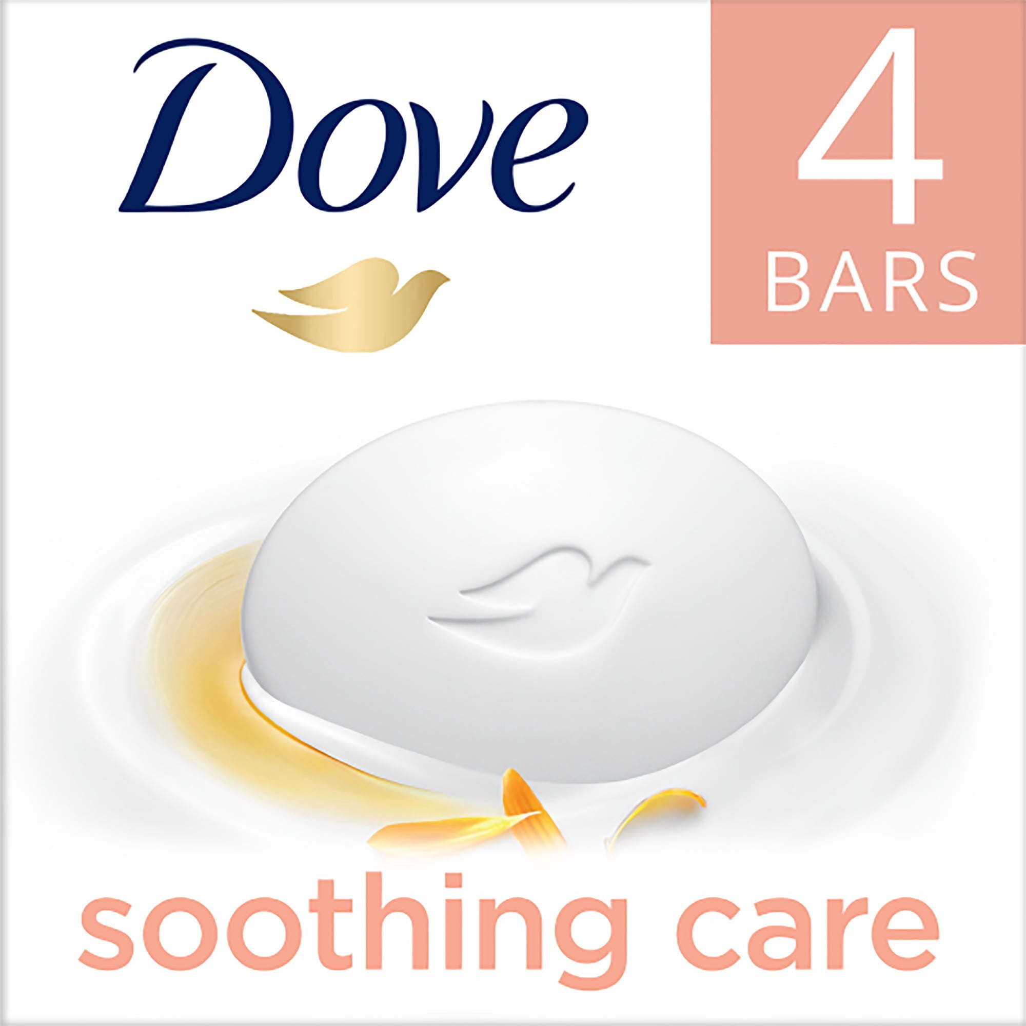 Dove Soothing Care Moisturizing Beauty Bar with Calendula Oil, 424 gram Dove Soothing Care Moisturizing Beauty Bar with Calendula Oil, 424 gram