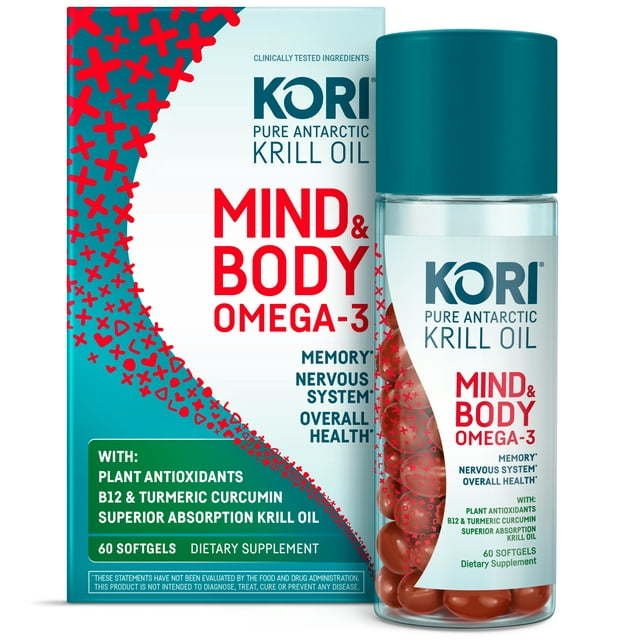Kori Mind & Body Supplement for Memory, Attention & Overall Health, 60 ct Kori Mind & Body Supplement for Memory, Attention & Overall Health, 60 ct