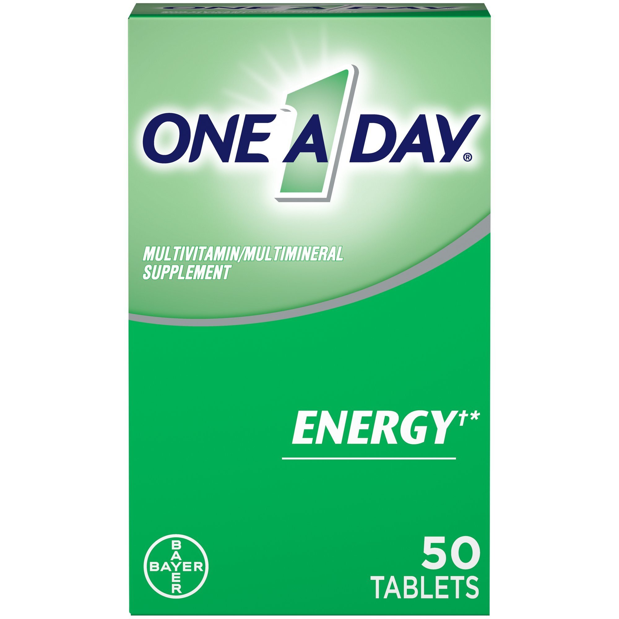 One A Day Energy Multivitamin Tablets for Men & Women; 50 Count One A Day Energy Multivitamin Tablets for Men & Women; 50 Count
