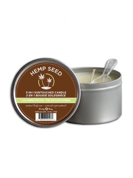 3 In 1 Suntouched Round Massage Oil Candle Cucumber Melon 3 In 1 Suntouched Round Massage Oil Candle Cucumber Melon