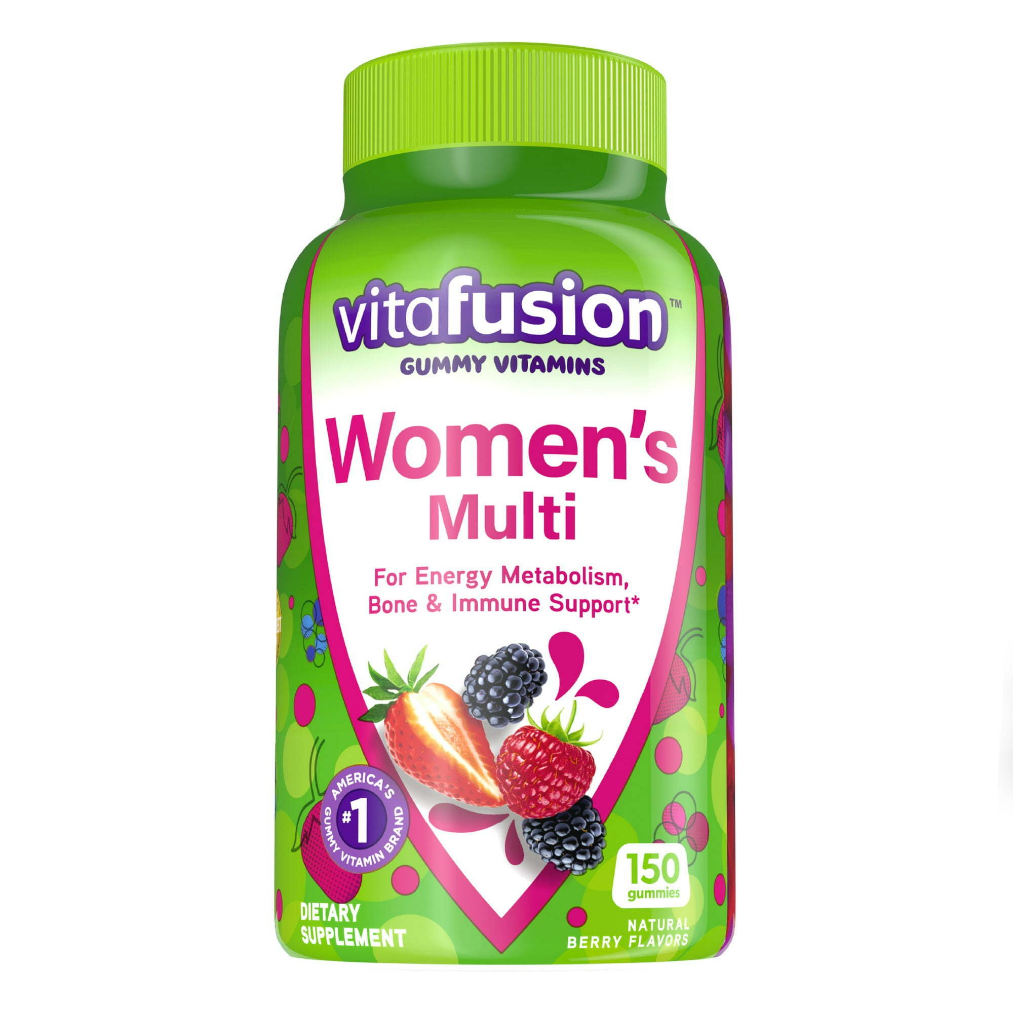 Vitafusion Women's Multivitamin Gummies; Berry Flavored; 150 Count Vitafusion Women's Multivitamin Gummies; Berry Flavored; 150 Count