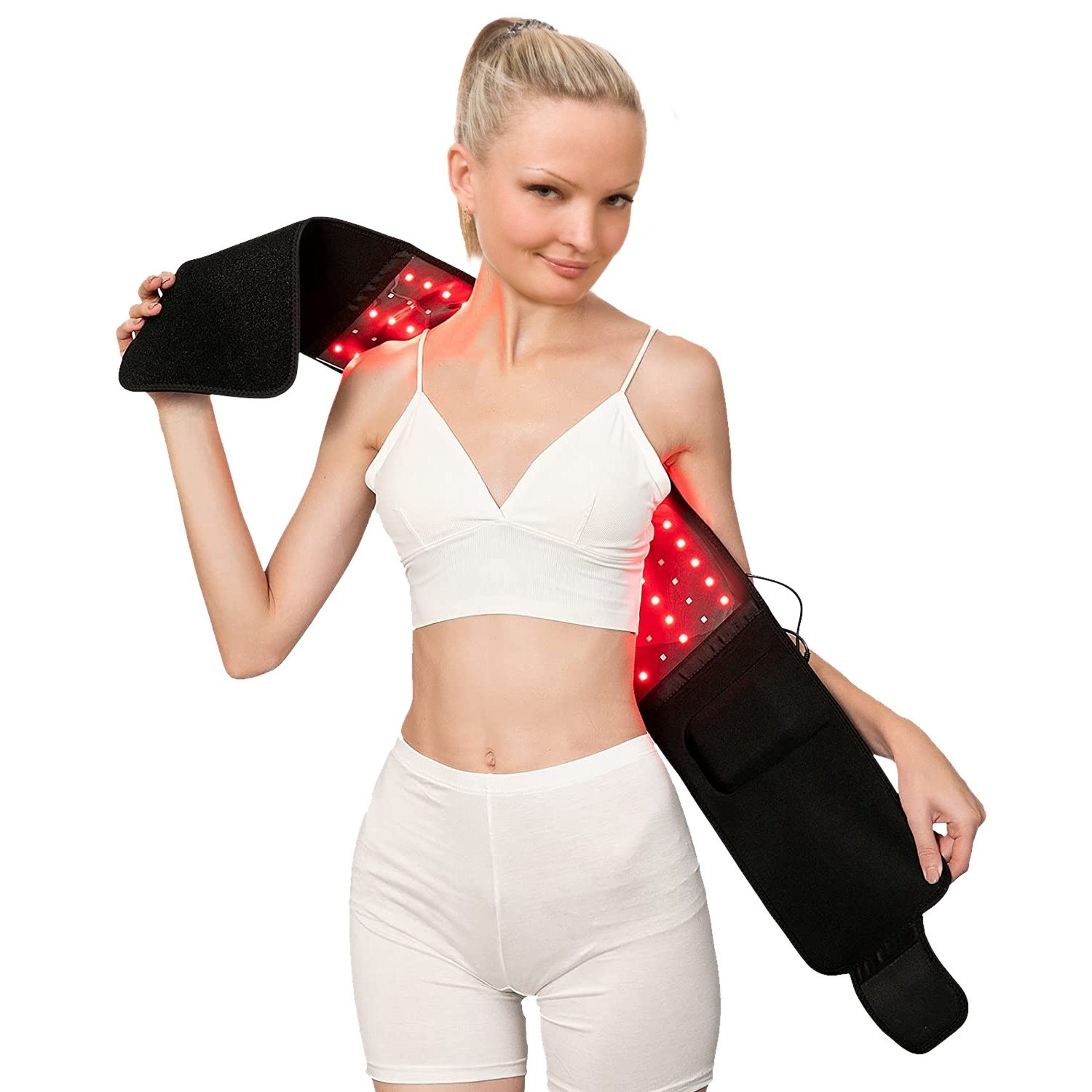 126Pcs LED Red Light Therapy Belt 660nm 850nm Waist Wrap Pad Pain Relief Weight Loss Joint Pain Near Infrared Light Therapy Device 126Pcs LED Red Light Therapy Belt 660nm 850nm Waist Wrap Pad Pain Relief Weight Loss Joint Pain Near Infrared Light Therapy Device